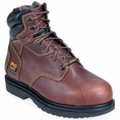 Timberland PRO Boots: Men's Flexshield 50504 Burgundy Met Guard Steel Toe Boots -Boots Hub Shop image 78622