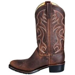Double H Boots: Men's 2282 Brown Safety Toe USA-Made Cowboy Work Boots 9 Double H Boots: Men's 2282 Brown Safety Toe USA-Made Cowboy Work Boots -Boots Hub Shop image 80218