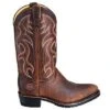 Double H Boots: Men's 2282 Brown Safety Toe USA-Made Cowboy Work Boots