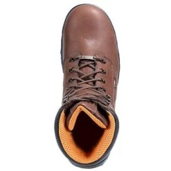 Timberland PRO Boots: Men's TiTAN 47019 Brown Waterproof Alloy Toe EH Boots -Boots Hub Shop image 82694