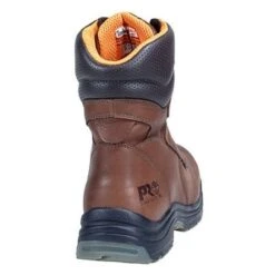 Timberland PRO Boots: Men's TiTAN 47019 Brown Waterproof Alloy Toe EH Boots -Boots Hub Shop image 82695