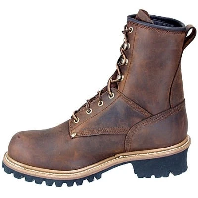 Carolina Boots: Men's Steel Toe Waterproof CA9821 EH Logger Boots 3 Carolina Boots: Men's Steel Toe Waterproof CA9821 EH Logger Boots - Image 3