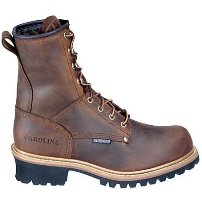 Carolina Boots: Men's Steel Toe Waterproof CA9821 EH Logger Boots 1 Carolina Boots: Men's Steel Toe Waterproof CA9821 EH Logger Boots