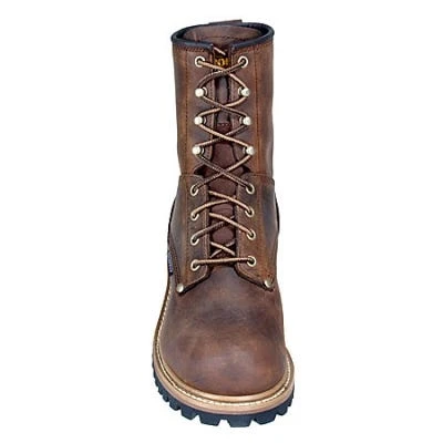 Carolina Boots: Men's Steel Toe Waterproof CA9821 EH Logger Boots 2 Carolina Boots: Men's Steel Toe Waterproof CA9821 EH Logger Boots - Image 2