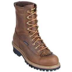 Carolina Boots: Men's Steel Toe EH CA9824 Waterproof Logger Boots -Boots Hub Shop image 88560