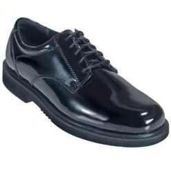 Thorogood Shoes: Men's 831-6031 Black High Gloss Academy Oxford Shoes -Boots Hub Shop image 91250