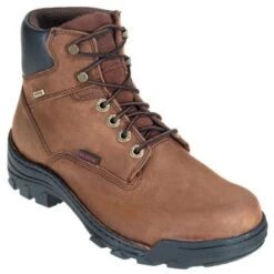 Wolverine Boots: Men's 5484 Durbin Waterproof Nubuck Brown Boots
