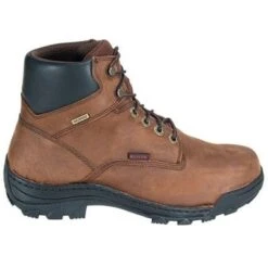 Wolverine Boots: Men's 5484 Durbin Waterproof Nubuck Brown Boots -Boots Hub Shop image 91485