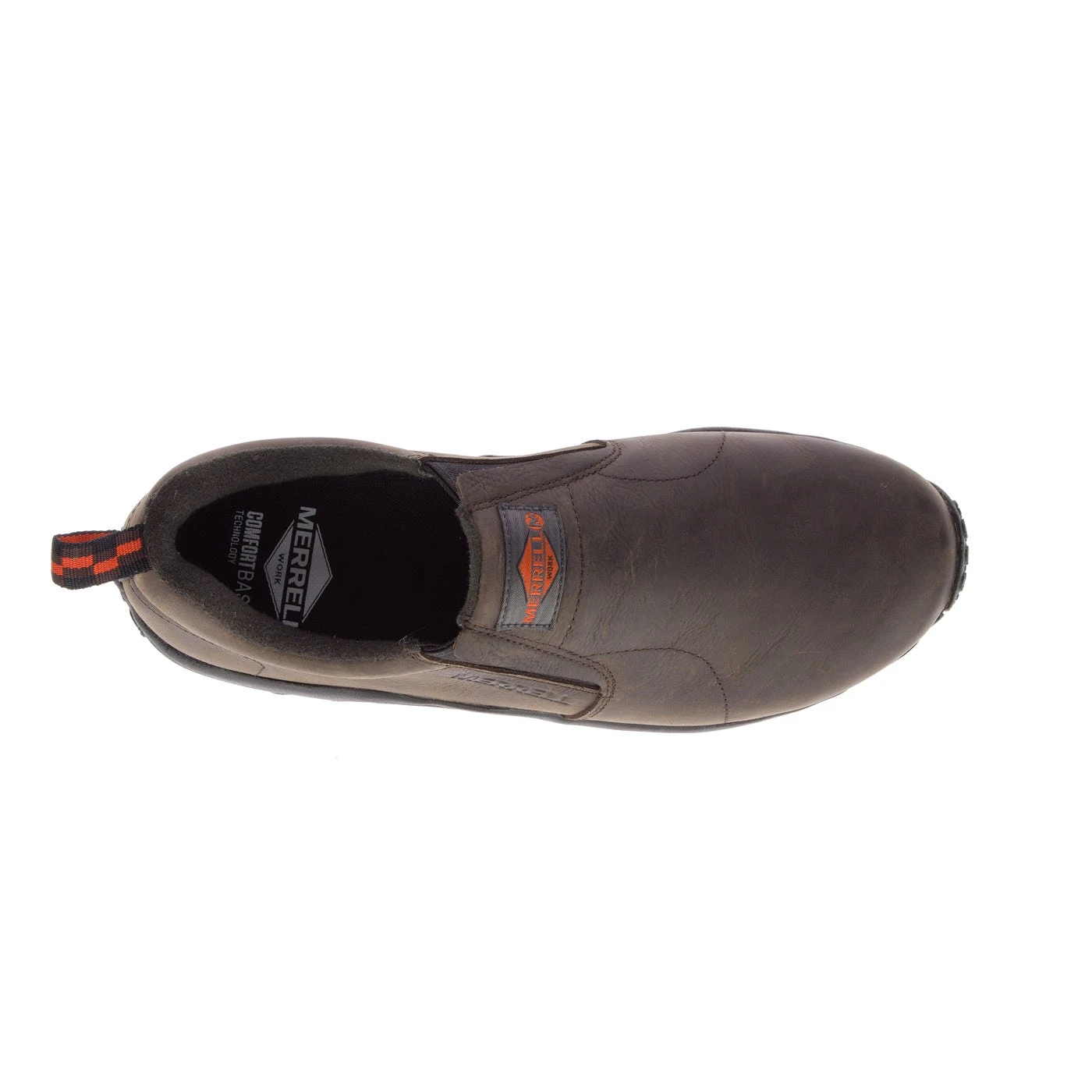 Merrell Shoes: Men's J099323 Brown Jungle Moc Slip Resistant Slip On Work Shoe 1 Merrell Shoes: Men's J099323 Brown Jungle Moc Slip Resistant Slip On Work Shoe