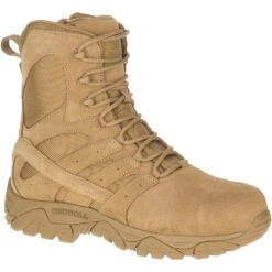 Merrell Boots: Unisex J099371 Tan Moab 2 Defense Composite Toe Side Zip Tactical Work Boot 11 Merrell Boots: Unisex J099371 Tan Moab 2 Defense Composite Toe Side Zip Tactical Work Boot -Boots Hub Shop j099371