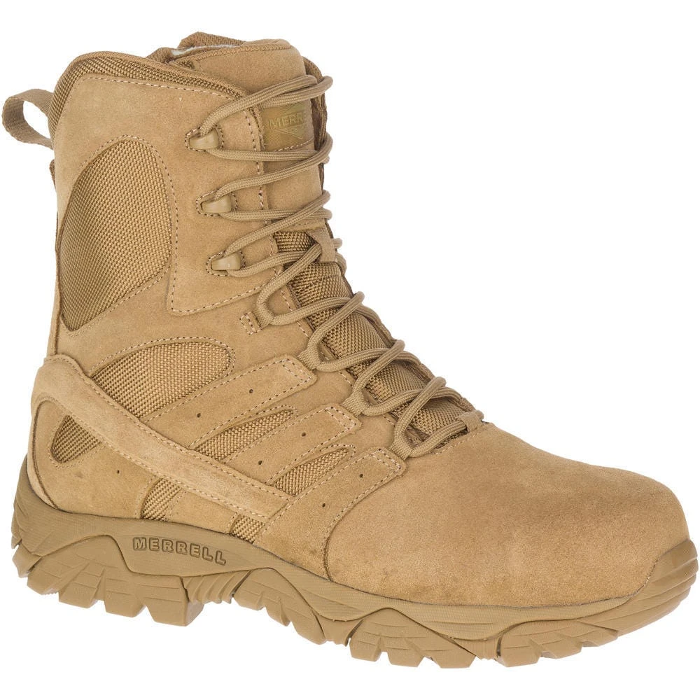 Merrell Boots: Unisex J099371 Tan Moab 2 Defense Composite Toe Side Zip Tactical Work Boot 6 Merrell Boots: Unisex J099371 Tan Moab 2 Defense Composite Toe Side Zip Tactical Work Boot - Image 6