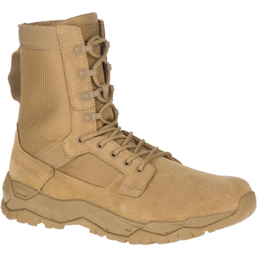 Merrell Boots: Unisex J099375 Tan MQC 2 Slip Resistant Tactical Work Boot 1 Merrell Boots: Unisex J099375 Tan MQC 2 Slip Resistant Tactical Work Boot