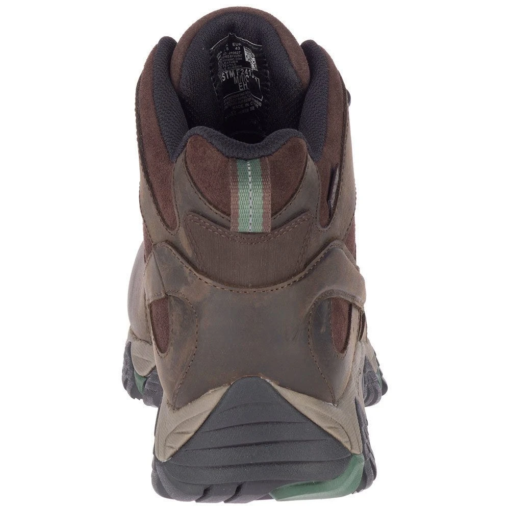 Merrell Boots: Men's J10627 Brown Moab Vertex Mid Composite Toe Waterproof Work Boot 2 Merrell Boots: Men's J10627 Brown Moab Vertex Mid Composite Toe Waterproof Work Boot - Image 2