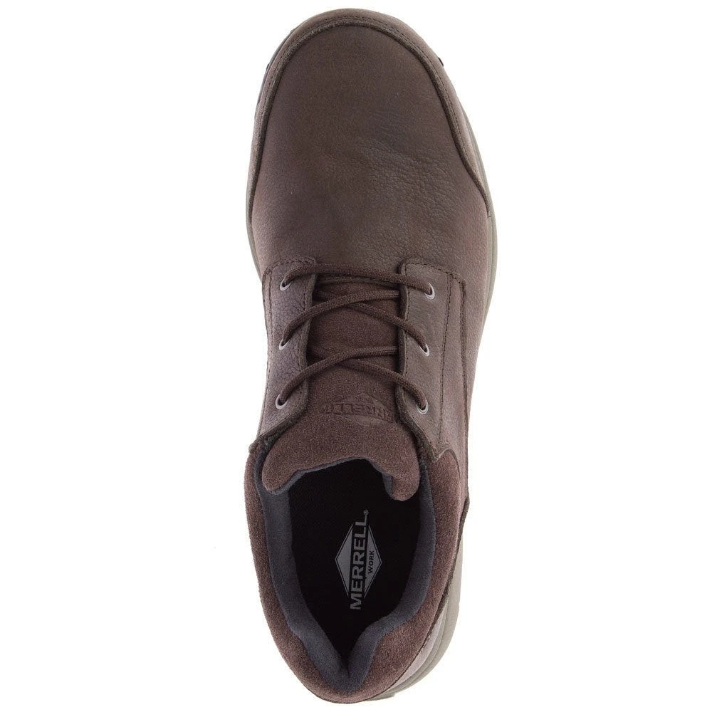 Merrell Shoes: Men's J099381 Brown Jungle Moc Composite Toe Slip Resistant SD Slip On Work Shoe 1 Merrell Shoes: Men's J099381 Brown Jungle Moc Composite Toe Slip Resistant SD Slip On Work Shoe