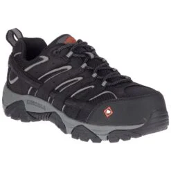 Merrell Shoes: Men's J36461 Black Grey Moab Vertex Vent Composite Toe Waterproof Work Shoe -Boots Hub Shop j36461