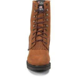 Justin Boots: Men's 760 USA Made 8 Inch EH Work Boots -Boots Hub Shop jst 008 760edit