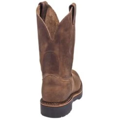 Justin Boots: Men's 4440 Gaucho Brown EH Wellington Boots 13 Justin Boots: Men's 4440 Gaucho Brown EH Wellington Boots -Boots Hub Shop justin 4440 b 01