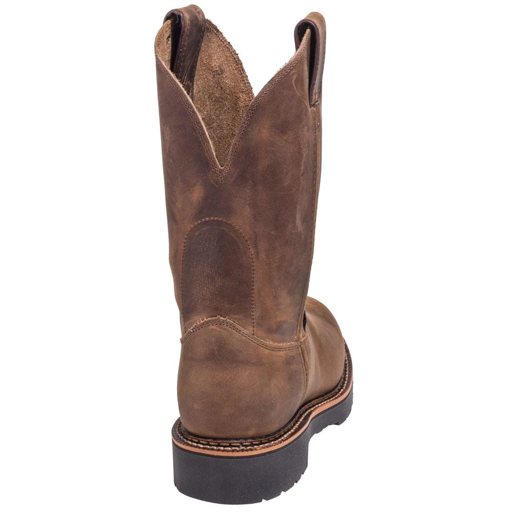 Justin Boots: Men's 4440 Gaucho Brown EH Wellington Boots 7 Justin Boots: Men's 4440 Gaucho Brown EH Wellington Boots - Image 7