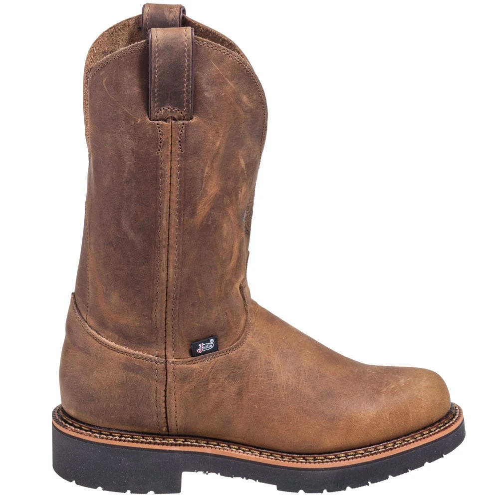 Justin Boots: Men's 4440 Gaucho Brown EH Wellington Boots 4 Justin Boots: Men's 4440 Gaucho Brown EH Wellington Boots - Image 4