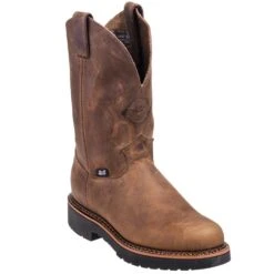 Justin Boots: Men's 4440 Gaucho Brown EH Wellington Boots 9 Justin Boots: Men's 4440 Gaucho Brown EH Wellington Boots -Boots Hub Shop justin 4440 p 01