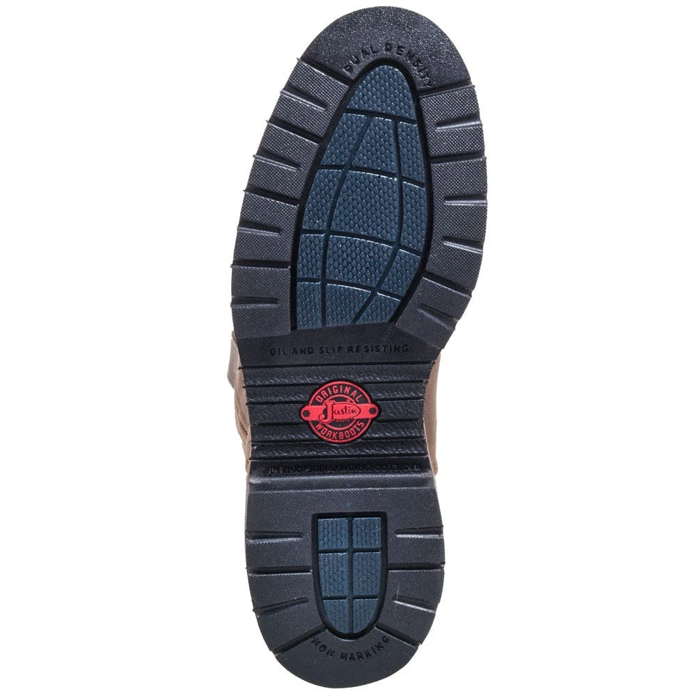 Justin Boots: Men's 4440 Gaucho Brown EH Wellington Boots 1 Justin Boots: Men's 4440 Gaucho Brown EH Wellington Boots