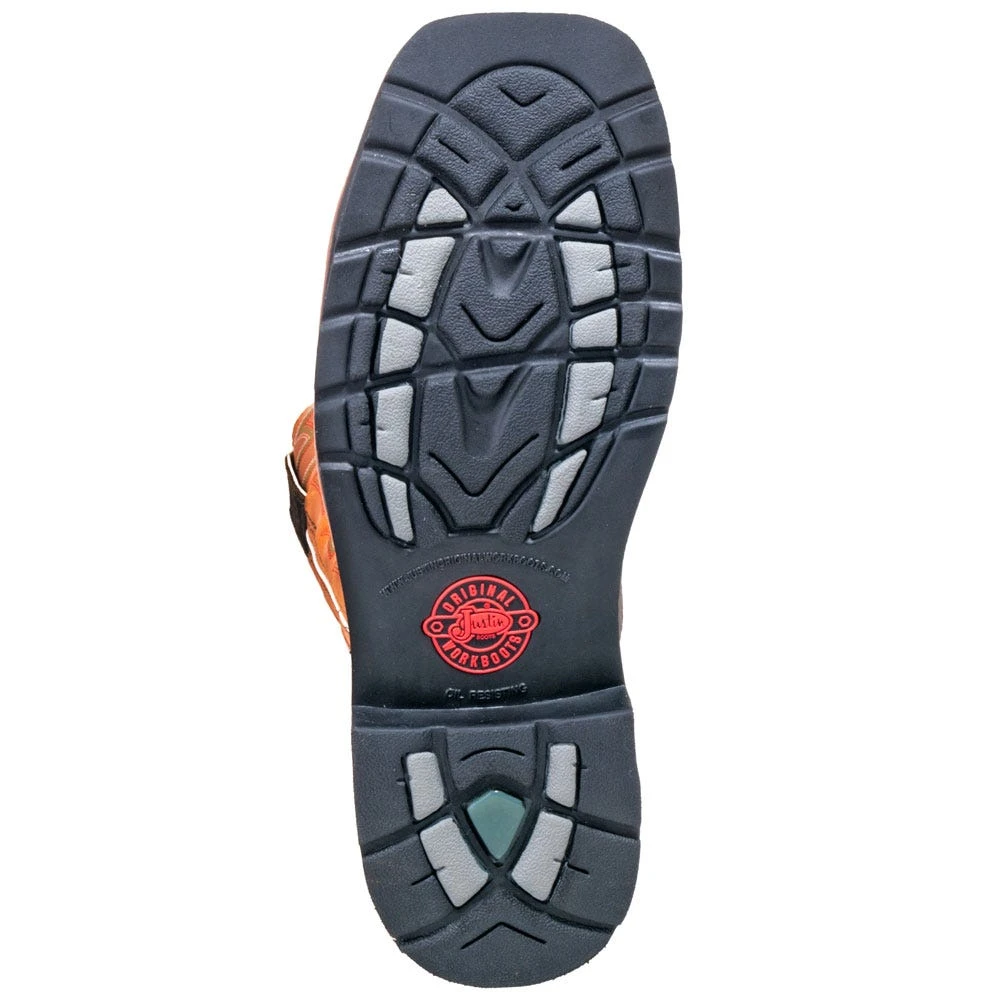 Justin Boots: Men's SE4561 Steel Toe EH Stampede Cowboy Work Boots 1 Justin Boots: Men's SE4561 Steel Toe EH Stampede Cowboy Work Boots