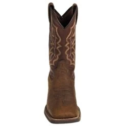 Justin Boots: Men's 7222 Dark Brown 11-Inch Chet Cowboy Boots -Boots Hub Shop justin 7222 f 01