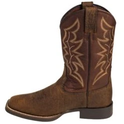Justin Boots: Men's 7222 Dark Brown 11-Inch Chet Cowboy Boots -Boots Hub Shop justin 7222 i 01