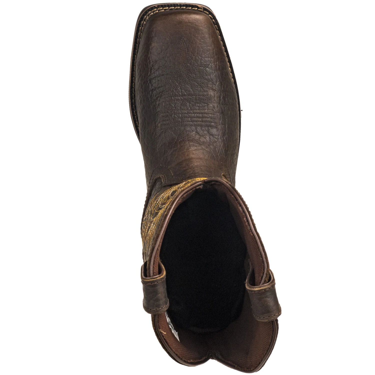 Justin Boots: Brown GR9050 Men's Waterproof George Strait Fireman Cowboy Boots 2 Justin Boots: Brown GR9050 Men's Waterproof George Strait Fireman Cowboy Boots - Image 2