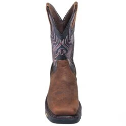 Justin Boots: Men's WK2104 Steel Toe EH Cowboy Work Boots -Boots Hub Shop justin wk2104 f 01