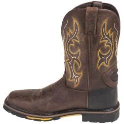 Justin Boots: Men's SE4624 Rustic Barnwood Hybred EH Cowboy Boots 11 Justin Boots: Men's SE4624 Rustic Barnwood Hybred EH Cowboy Boots -Boots Hub Shop justin wk4624 i 01