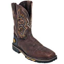 Justin Boots: Men's SE4625 Composite Toe Waterproof EH Wellington Boots -Boots Hub Shop justin wk4625 100 p 01