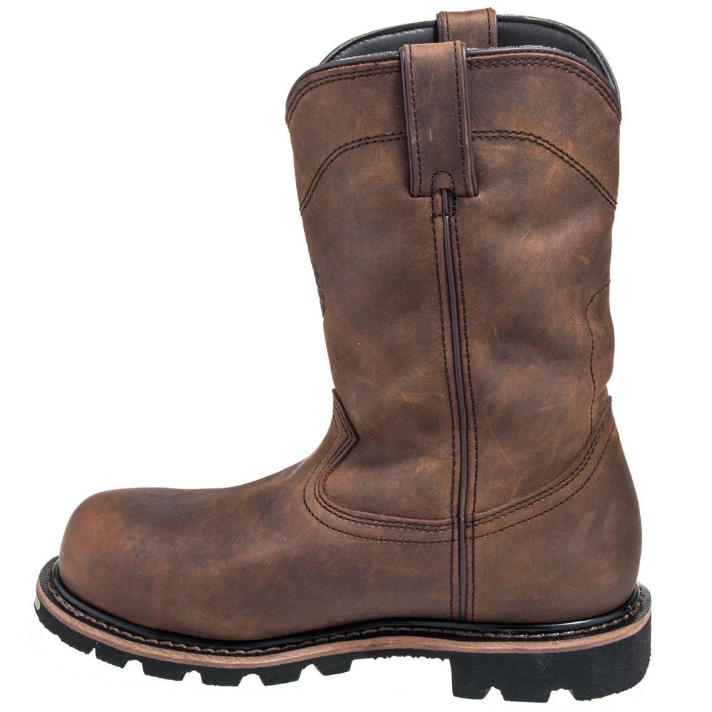 Justin Boots: Men's WK4630 Brown 10" Composite Toe Boots 5 Justin Boots: Men's WK4630 Brown 10" Composite Toe Boots - Image 5
