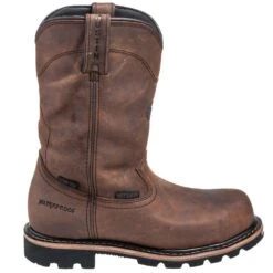 Justin Boots: Men's WK4630 Brown 10" Composite Toe Boots 10 Justin Boots: Men's WK4630 Brown 10" Composite Toe Boots -Boots Hub Shop justin wk4630 o 01