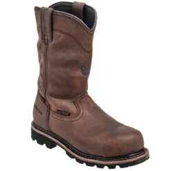Justin Boots: Men's WK4630 Brown 10" Composite Toe Boots 9 Justin Boots: Men's WK4630 Brown 10" Composite Toe Boots -Boots Hub Shop justin wk4630 p 01