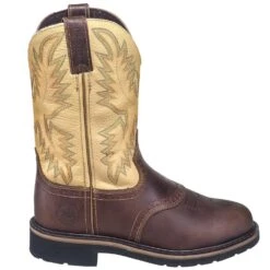 Justin Boots: Men's SE4660 Brown Stampede Cowboy Boots 10 Justin Boots: Men's SE4660 Brown Stampede Cowboy Boots -Boots Hub Shop justin wk4660 080 o 01