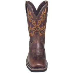 Justin Boots: Men's SE4689 Brown Waterproof Stampede Boots -Boots Hub Shop justin wk4689 080 f 01