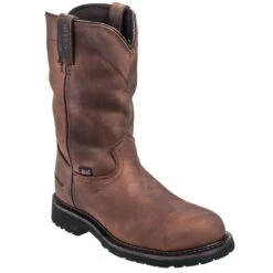 Justin Boots: Men's Steel Toe SE4961 Waterproof EH Wyoming Cowboy Boots 9 Justin Boots: Men's Steel Toe SE4961 Waterproof EH Wyoming Cowboy Boots -Boots Hub Shop justin wk4961 p 01