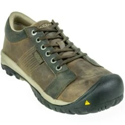 KEEN Utility Shoes: Men's Brown 1017824 La Conner ESD Aluminum Toe Work Shoes -Boots Hub Shop keen 1017824 1