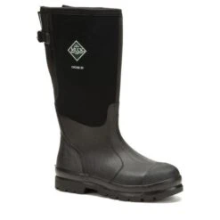 Muck Boots: Men's MCXF 000 Black Chore Classic Tall Gusset Waterproof Boot