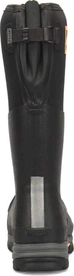 Matterhorn Boots: Men's MT203 Black Steel Toe 16" Mud Jumper Metguard Puncture Resisting Rubber Boot -Boots Hub Shop mt203 500xauto heel