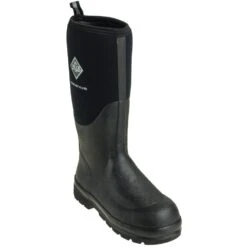 Muck Boots: Men's CHS META Black Insulated Chore Met Guard Steel Toe EH Boots -Boots Hub Shop muck chs meta p 01