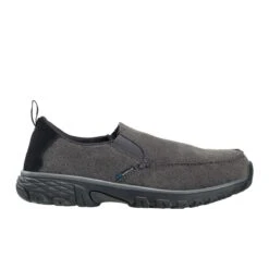 Nautilus Shoes: Men's N1611 Charcoal Aluminum Toe EH Slip Resistant Slip On Lightweight Shoe