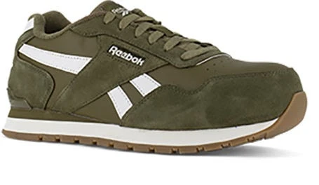 Reebok Shoes: Men's RB1980 Olive White Composite Toe EH Classic Work Shoe 1 Reebok Shoes: Men's RB1980 Olive White Composite Toe EH Classic Work Shoe