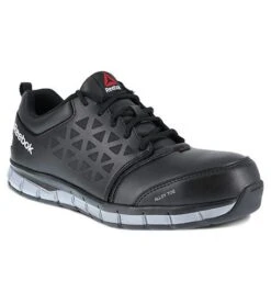 Reebok Shoes: Men's RB4049 Black Sublite Cushion Alloy Toe SR Conductive Athletic Oxfords