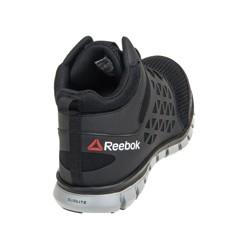 Reebok Shoes: Men's ESD Sublite Cushion RB4141 Black Alloy Toe Mid Shoes 2 Reebok Shoes: Men's ESD Sublite Cushion RB4141 Black Alloy Toe Mid Shoes - Image 2