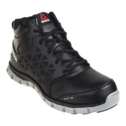 Reebok Shoes: RB4142 Sublite EH Steel Toe Men's Black Athletic Mid Shoes -Boots Hub Shop rb4142 1 1