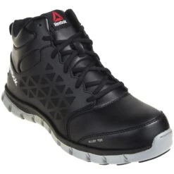 Reebok Shoes: RB4142 Sublite EH Steel Toe Men's Black Athletic Mid Shoes -Boots Hub Shop rb4142 1 1