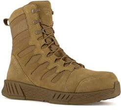 Reebok Boots: Men's RB4360 Coyote 8 Inch Floatride Energy Tactical Composite Toe Work Boot