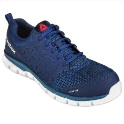 Reebok Shoes: Men's Alloy Toe ESD RB4043 Sublite Cushion Blue Athletic Shoes -Boots Hub Shop reebok rb4043 p 01